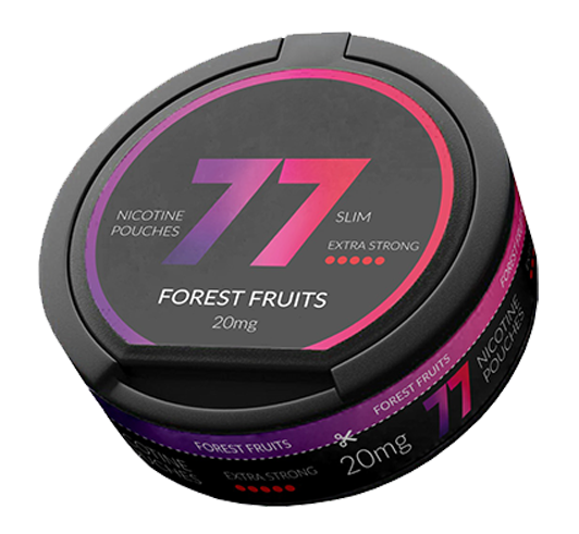 77 Forest Fruits Slim Extra Strong All White Portion