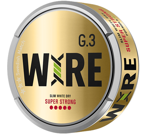 General G.3 WIRE Slim White Dry Super Strong Portionssnus