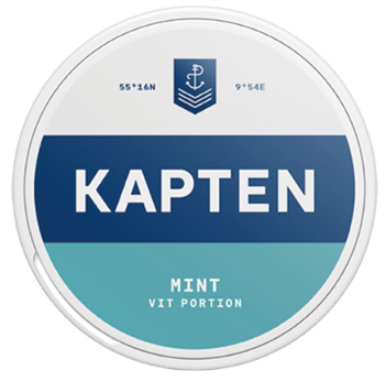 Kapten Vit Mint Portionssnus