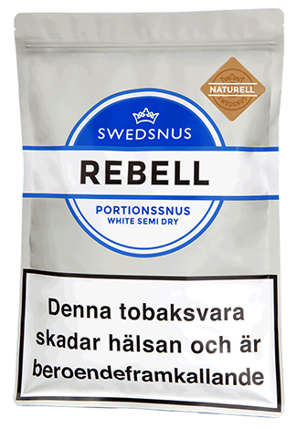 Swedsnus Rebell Naturell 400 – Snusa Direkt!