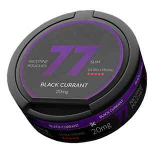 77 Black Currant Slim Extra Strong All White Portion