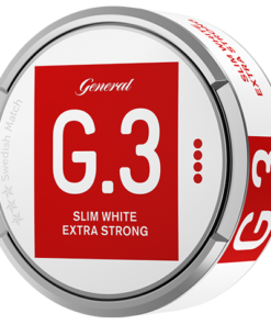 General G.3 Extra Strong Slim White Portionssnus