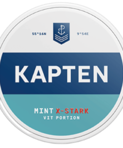 Kapten Vit Mint Extra Stark Portionssnus