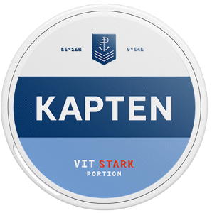 Kapten Vit Stark Portionssnus