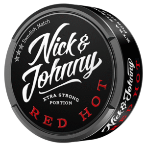 Nick and Johnny Red Hot Xtra Strong Portionssnus