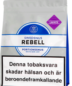 Rebell Lakrits Portion Bag - Snusa Direkt!