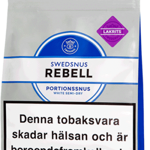 Rebell Lakrits Portion Bag - Snusa Direkt!