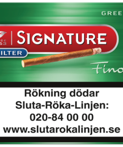 SIGNATURE FINOS GREEN FILTER CIGARILLER