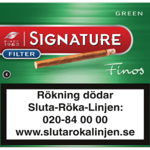 SIGNATURE FINOS GREEN FILTER CIGARILLER
