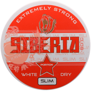 Siberia -80 Degrees White Dry Slim Portionssnus