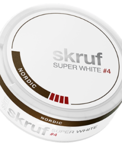 Skruf Superwhite No.58 Nordic Liquorice Xtra Strong