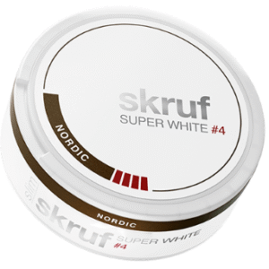 Skruf Superwhite No.58 Nordic Liquorice Xtra Strong