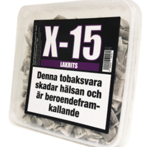 X-15 Portion Lakrits Snussats