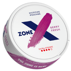 ZONE X Berry Fresh Slim Extra Strong All White Portion