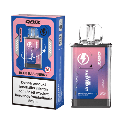 QBIX Pod Blue Raspberry