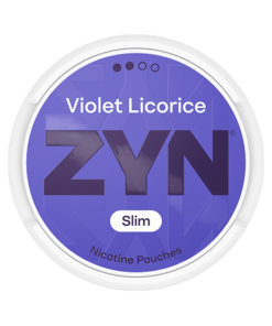 ZYN Violet Licorice Slim All White Portion