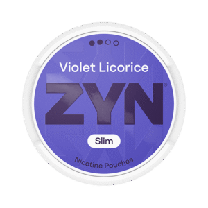 ZYN Violet Licorice Slim All White Portion