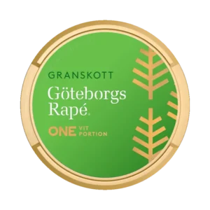 Göteborgs Rapé ONE Granskott Vit Portion