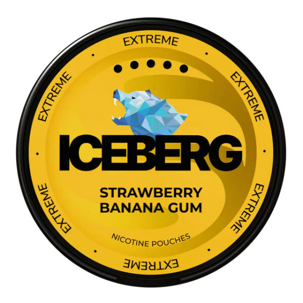 ICEBERG Vitt Snus (Slim) 50mg – Strawberry Banana Gum
