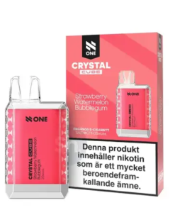 N One Crystal Cube | Strawberry Watermelon Bubblegum
