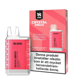 N One Crystal Cube | Strawberry Watermelon Bubblegum